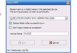 Insert Your DVD and Burn the WMV file! Insert Your DVD and Burn the WMV file!