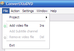 Select the WMV file to Convert to DVD Select the WMV file to Convert to DVD
